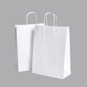 Custom White Kraft Paper Boxes, White Kraft Paper Bags-1
