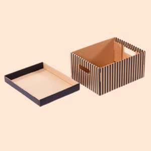 Corrugated boxes with lid