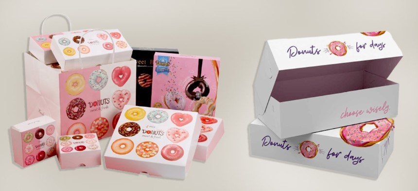 Custom Donut Boxes by CrownPackages-Brand Awareness with Every Box