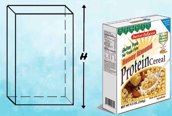 How Tall is A Cereal Box-height